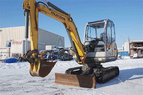 Mustang ME3703 excavator specs (2009 